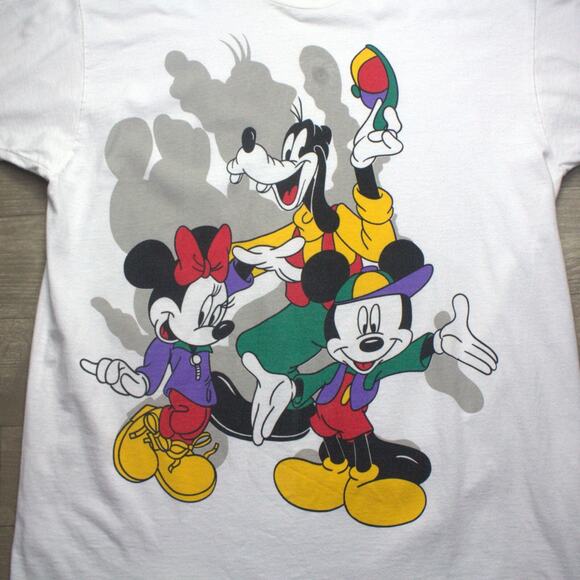 Vintage “Mickey Minnie Goofy” Vintage Single Stitch T-Shirt Adult XL - Picture 1 of 6